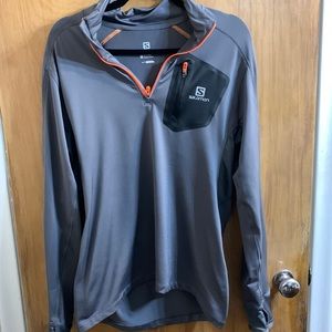 Salomon Men’s Gray Actitherm Quarterzip